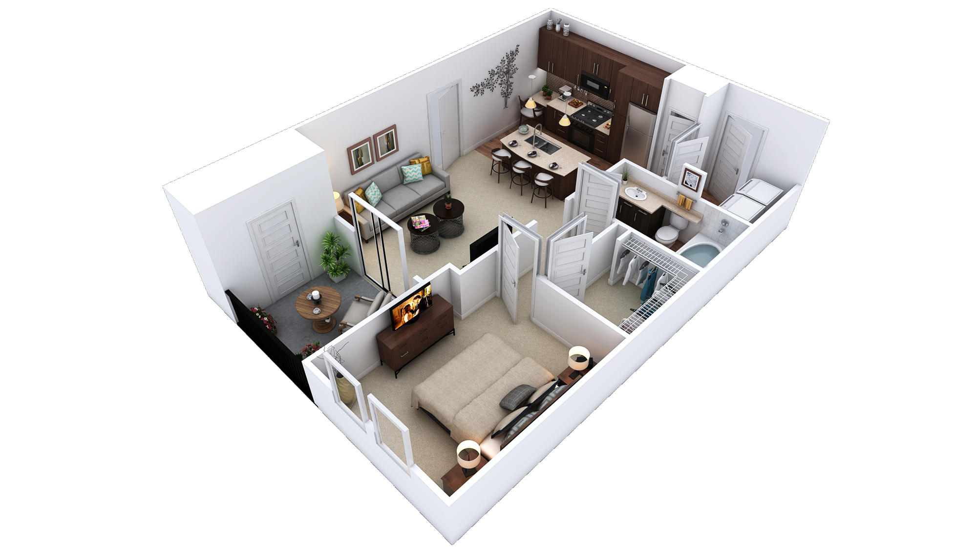 Wheat Ridge, CO Arvada Station 1 bedroom 1 bath